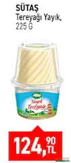 SÜTAŞ TEREYAĞI YAYIK 225 G fiyat ve kampanya bilgisi